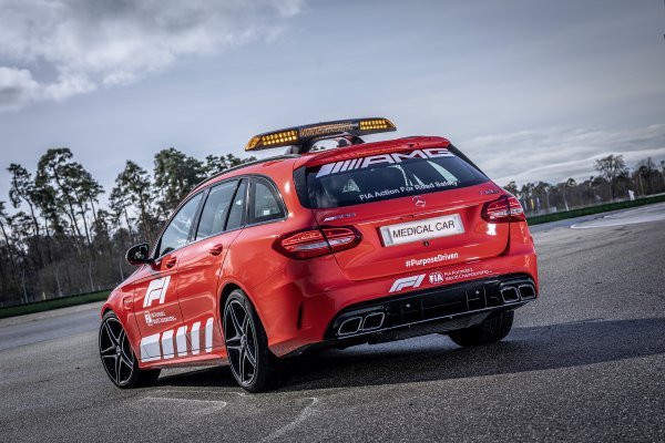 Mercedes-AMG C 63 S T je medicinski automobil za vrijeme F1 utrke