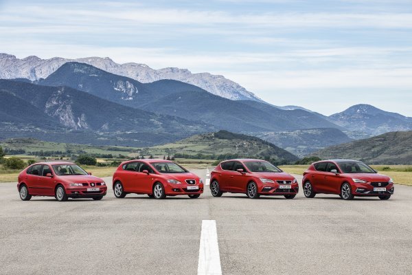 4 generacije modela SEAT Leon