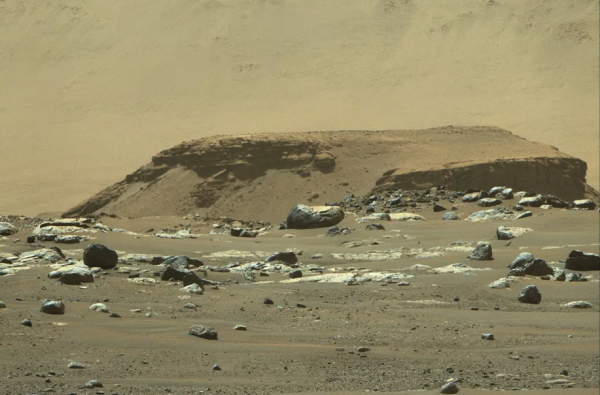 Ovo nalazište sedimenata, odnosno deltu, snimio je rover Perseverance 5. ožujka 2021.