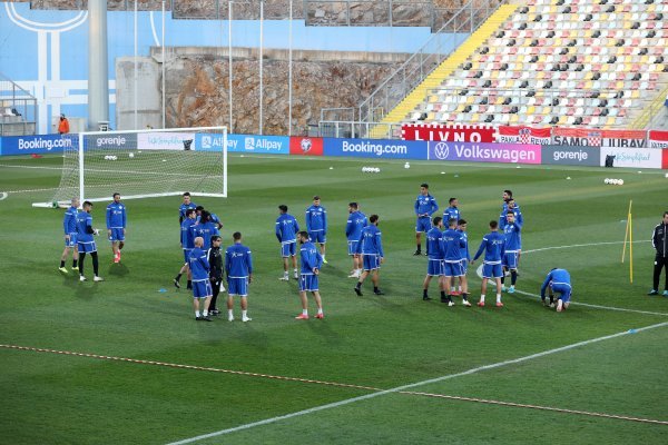 Trening nogometaša Cipra