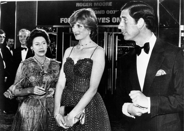 Princeza Margaret, princeza Diana i princ Charles