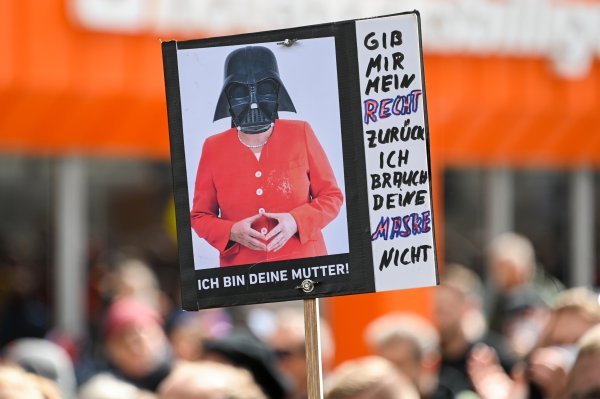 Prosvjed protiv koronamjera u Stuttgartu