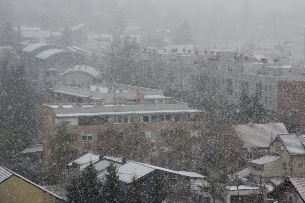 Snijeg u Zagrebu