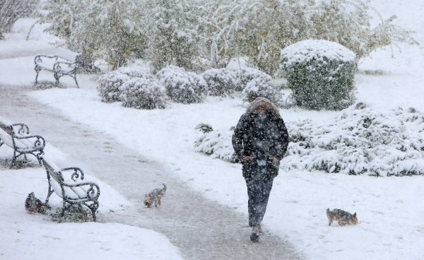 Snijeg zabijelio Karlovac