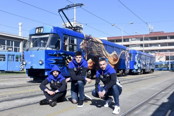 Dinamov tramvaj na zagrebačkim ulicama