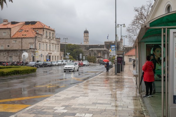 Kiša u Dubrovniku