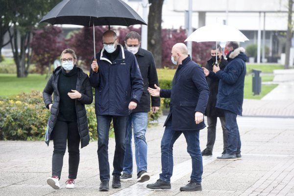 Konferencija za medije kandidata za zagrebačkog gradončelnika Joška Klisovića