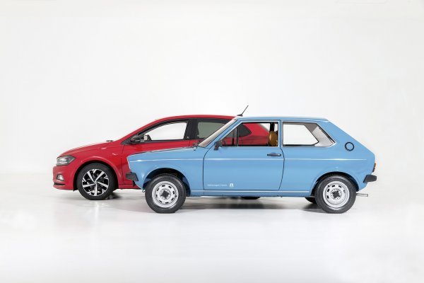 VW Polo prva (1975.) i šesta generacija (2017.)