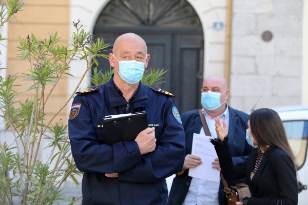 Rijeka: Konferencija za medije članova Kriznog stožera Civilne zaštite