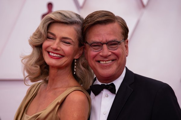 Aaron Sorkin i Paulina Porizkova
