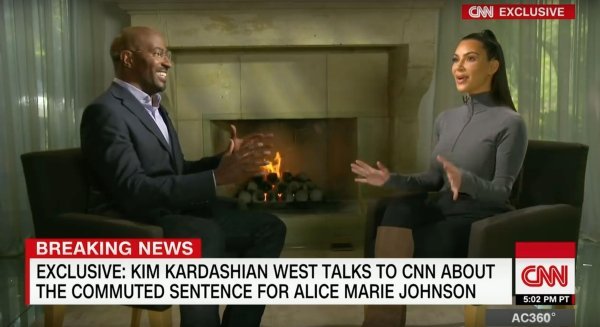 Kim Kardashian i Van Jones