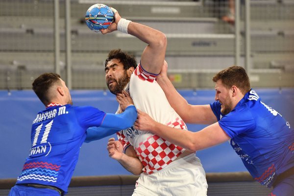 Hrvatska - Slovačka, rukomet, EHF EURO Cup, 28.4.2021.