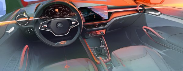 Nova Škoda Fabia - detalji kabine