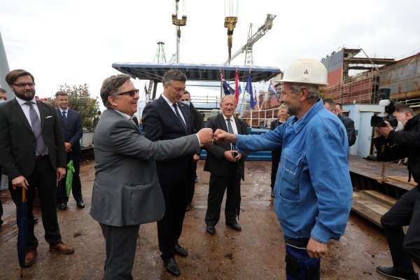 Andrej Plenković u Brodogradilištu 3. maj