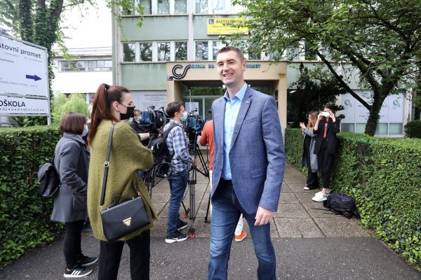 Davor Filipović na biralištu