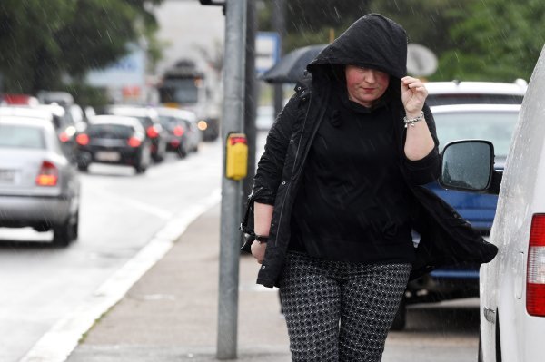 Kišno jutro u Šibeniku