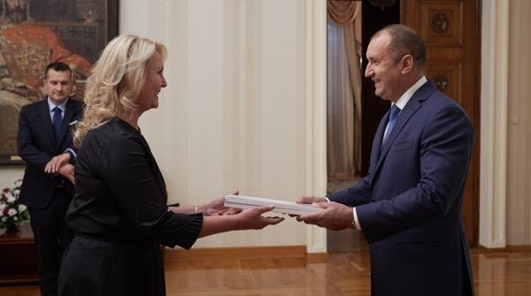 Veleposlanica Jasna Ognjanovac predala vjerodajnice bugarskom predsjedniku Radevu / Arhiva