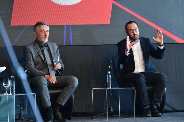 Tomislav Tomašević i Miroslav Škoro na sučeljavanju u MSU-u