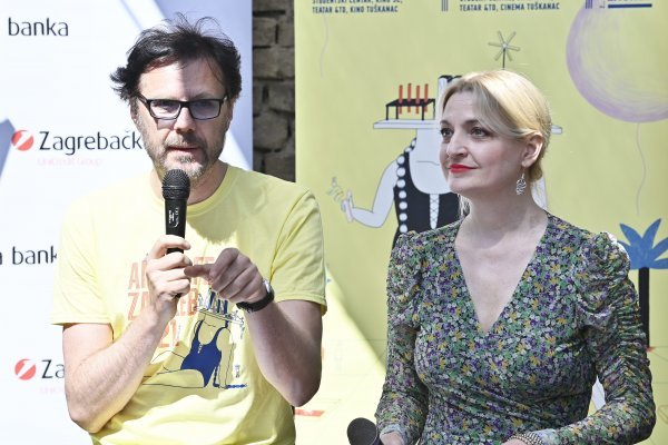 Daniel Šuljić, umjetnički direktor Animafesta,  Paola Orlić, producentica 