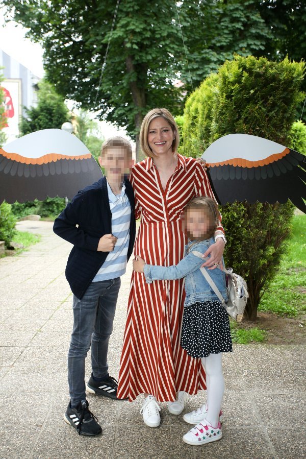 Ana Brdarić Boljat sa sinom Antom i kćeri Cvitom