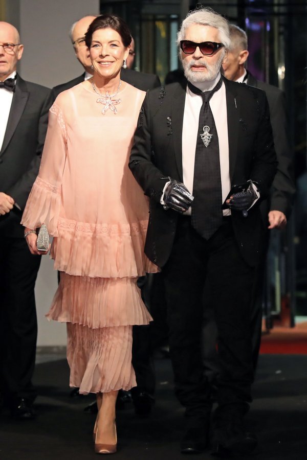 Princeza Caroline od Monaka i Karl Lagerfeld