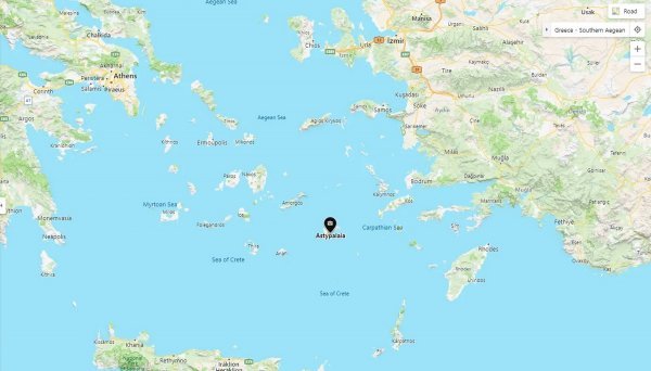 Astipaleja, grčki otok u Egejskom moru, udaljen je oko 190 nautičkih milja od Atene