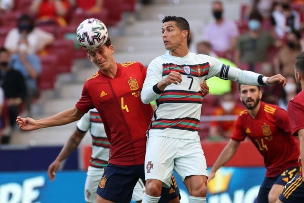 Španjolska - Portugal, nogomet, pripreme za EURO, 4.6.2021.