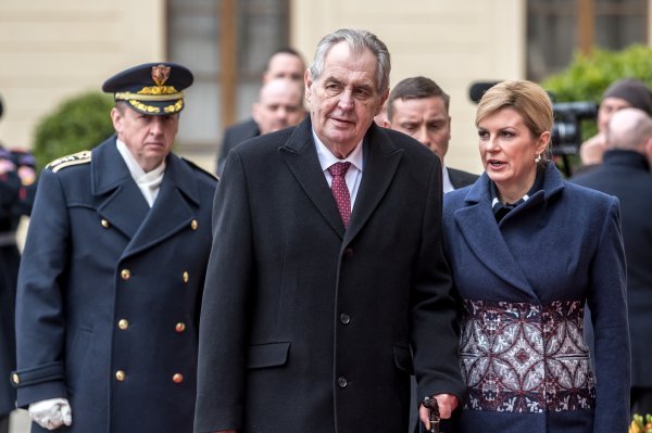 Miloš Zeman i Kolinda Grabar Kitarović