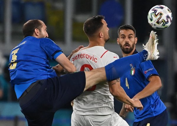 Italija - Švicarska, nogomet, Euro 2021., 16.6.2021.