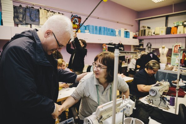 Josipović kod radnica Kamenskog Ivo Josipović press, Izvor:Licencirane fotografije