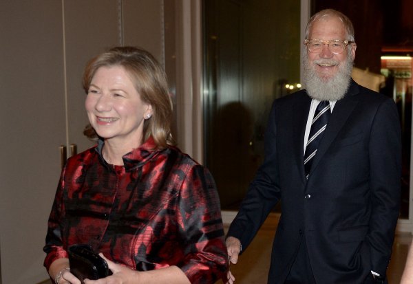 David Letterman i Regina Lasko