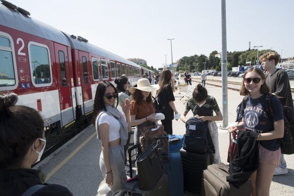 Vlak sa slovačkim turistima stigao u Split