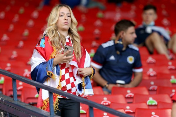 Hrvatski navijači na Hampden Parku