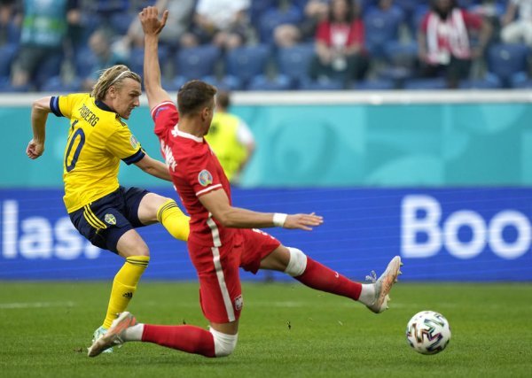 Švedska - Poljska, nogomet, Euro, 23.6.2021.