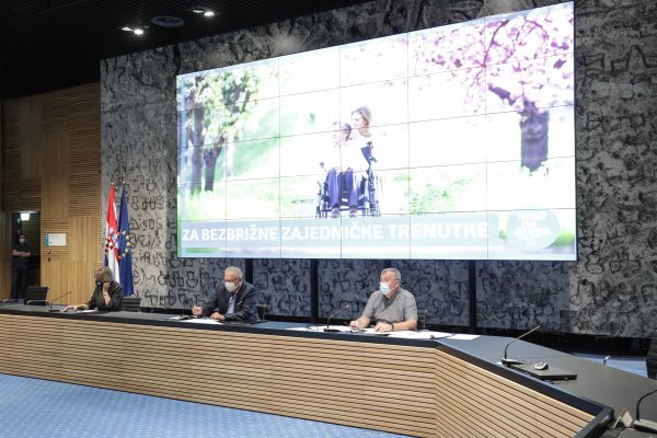 Zagreb: Konferencija za medije Stožera civilne zaštite