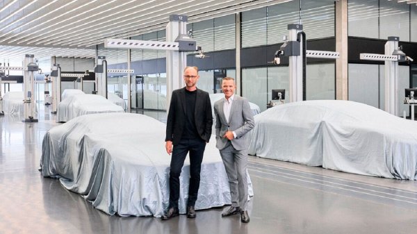 Marc Lichte, šef dizajna Audija i Henrik Wenders, šef prodaje Audija (desno)