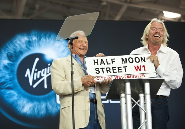 Buzz Aldrin i Richard Branson