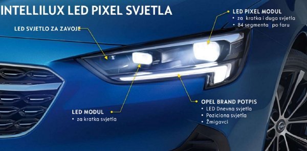 Opel Insignia IntelliLux LED Pixel Light prednja svjetla