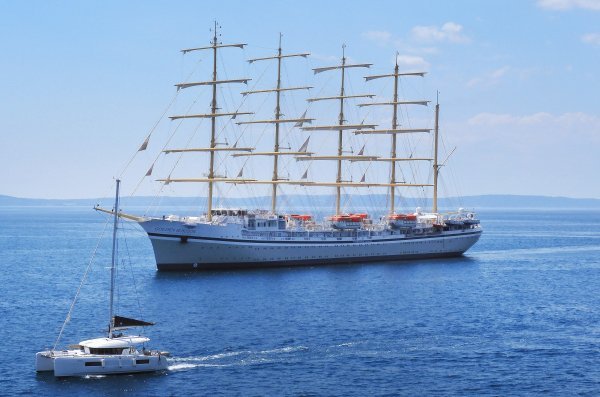 Jedrenjak Golden Horizon, izgrađen u Brodosplitu