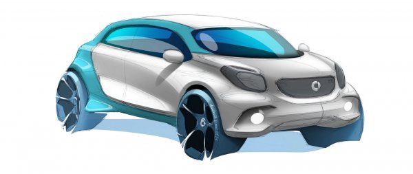 Skica Smart SUV-a iz 2014.