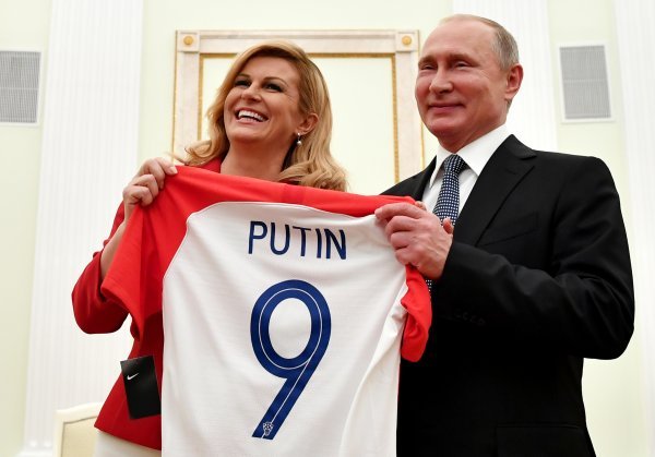 Kolinda Grabar Kitarović i Vladimir Putin