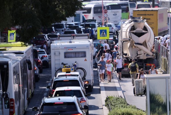 Gužva u splitskoj luci