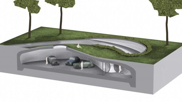 Podzemni salon klasičnih automobila u Varšavi