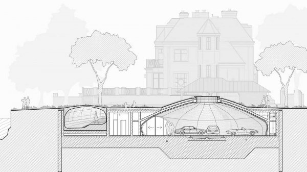 Podzemni salon klasičnih automobila u Varšavi