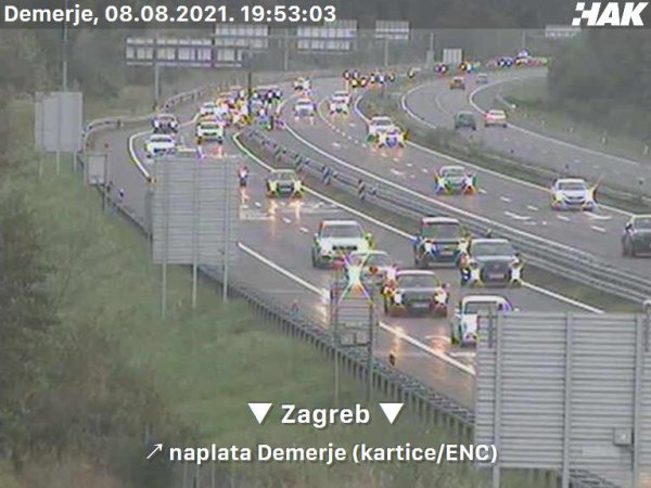 Stanje na autocesti A1 u 19.50