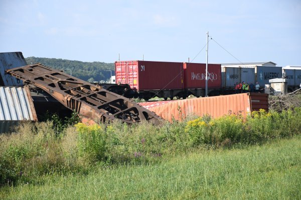 Sudar teretnih vlakova od Križevaca