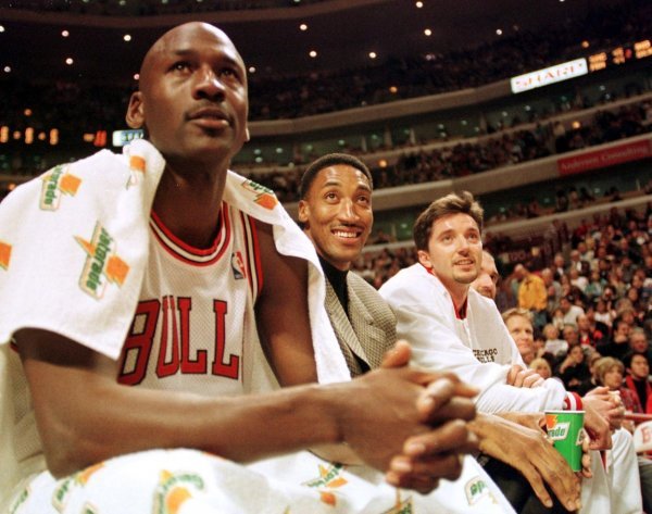Michael Jordan, Scottie Pippen i Toni Kukoč u Chicago Bullsima