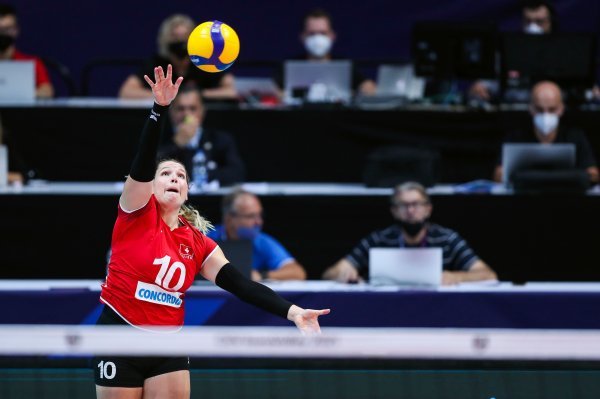 Odbojka, EP za ženske: Hrvatska - Švicarska