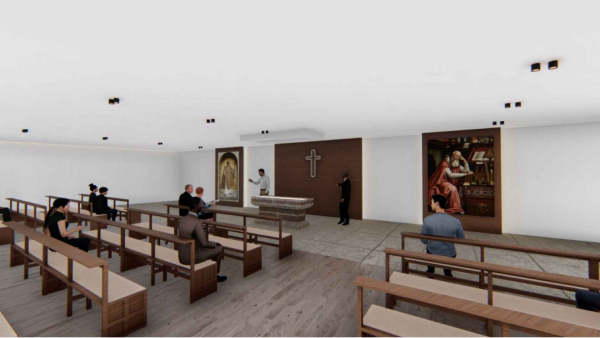 Projekcija izgleda buduće hrvatske kapele u Betlehemu