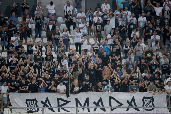 Navijači na Rijeka - PAOK